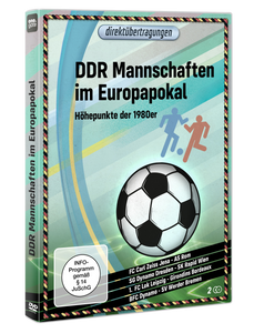 Direktübertragungen - DDR Mannschaften im Europapokal: Höhepunkte der 1980er Jahre (2 DVD)