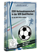 Lade das Bild in den Galerie-Viewer, Direktübertragungen - DDR Nationalmannschaft in der WM-Qualifikation für die WM 1990 in Italien (DVD)
