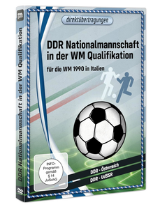 Direktübertragungen - DDR Nationalmannschaft in der WM-Qualifikation für die WM 1990 in Italien (DVD)